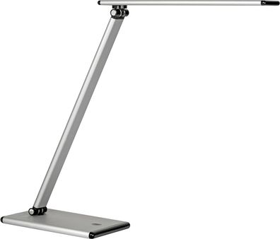 Unilux LED Schreibtischlampe Terra, silbergrau [Energieklasse F]