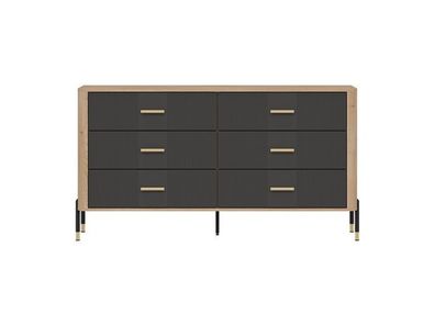 Kommode Dante DT05 - Cremona Eiche/Anthrazit
