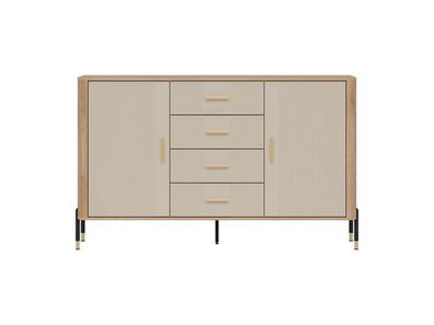 Kommode Dante DT09 Schubladenschrank - Cremona Eiche/Kaschmir