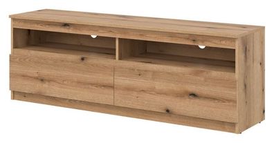 Fernsehschrank REMI RM01 Tv-Schrank 150,5x52x37 cm Lowboard Evoke Eiche