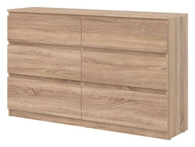 Kommode 78x84x35 cm REMI RM03 Schubladenkommode 6 Schubladen Sonoma Eiche