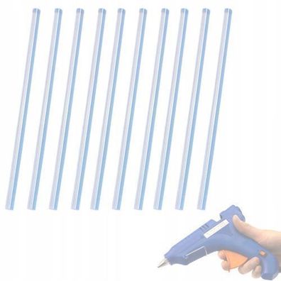Rosfix Heißklebepatronen 11x300 mm – Transparent | 10 Stück, flexibel