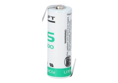 SAFT LS17500 A – 3,6 V Lithium-Thionylchlorid (Li-SOCl?) A-Zelle mit Z-Lötfahne –