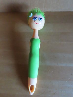 Spülbürste Spülbürsten Pützbürste grün mit Gesicht