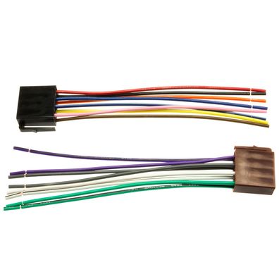 Adapter Universe Auto Radio Adapter Kabel Stecker Plug&Play DIN ISO 16 Pin Strom Laut