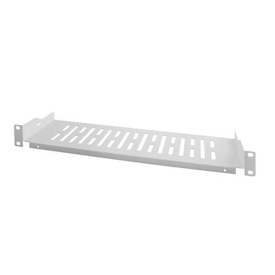 LogiLink 19" Fachboden Befestigung nur vorne mit einer Tiefe 150 mm lichtgrau 483 x 4