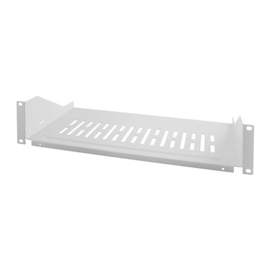 LogiLink 19" Fachboden Befestigung nur vorne mit einer Tiefe 250 mm lichtgrau 430 x 2