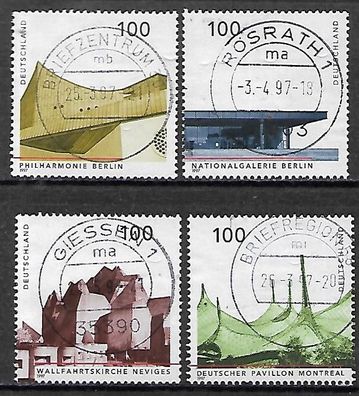 BRD gestempelt Michel-Nummer 1906-1909