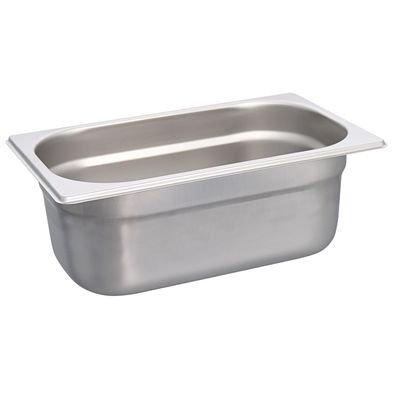 Schneider Edelstahl GN-Behälter 1/4 Gastronorm 100 mm Buffet Einsatz Bain Marie