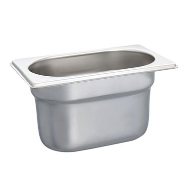 Schneider Edelstahl Gastronorm-Behälter 1/9 GN 100 mm Buffetbehälter Bain Marie