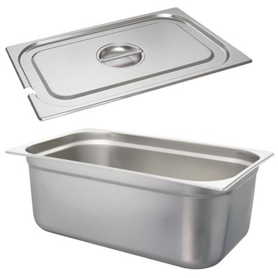 Schneider GN-Behälter 1/1 Deckel mit Löffelmulde 200 mm Edelstahl Gastro Einsatz