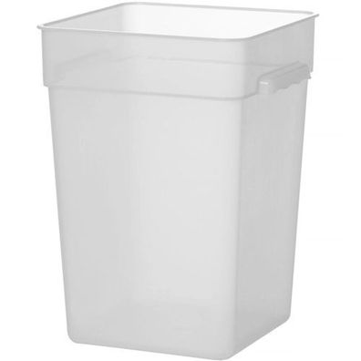 Lebensmittelaufbewahrungsbehälter mit Skala, 20,8 l, 290 x 290 x 400 mm
