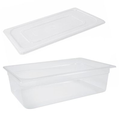 Schneider GN-Behälter 1/1 PP mit Deckel 150 mm Gastro Gastronorm Speisenbehälter