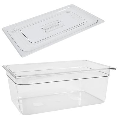 Schneider GN-Behälter 1/1 PC mit Deckel 200 mm Gastro Gastronorm Speisenbehälter