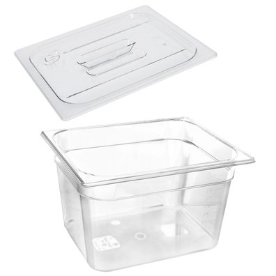 Schneider PC Gastronorm-Behälter 1/2 & Deckel 200 mm tief Gastro Speisenbehälter