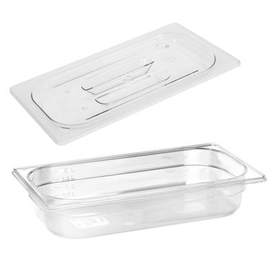 Schneider GN-Behälter 1/3 PC mit Deckel 65 mm Gastro Gastronorm Speisenbehälter