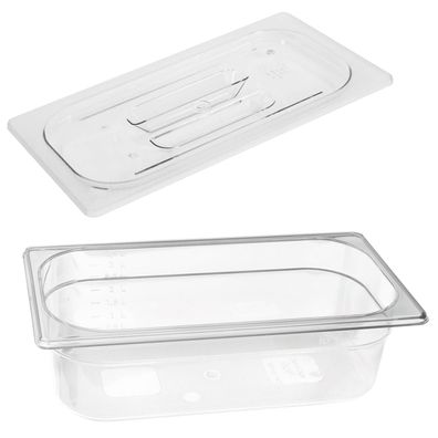 Schneider GN-Behälter 1/3 PC mit Deckel 100 mm Gastro Gastronorm Speisenbehälter