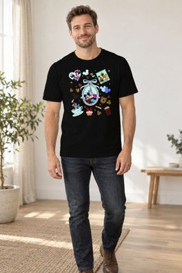 Vintage Mickey And Minnie Park Collage Shirt Retro Disney Paare Weihnachtsgeschenk