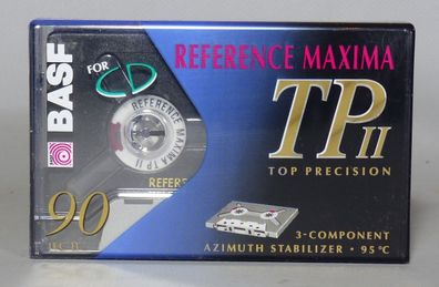 BASF TPII Maxima Kassette Leerkassette 90min NEU Originalverpackt