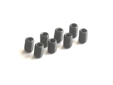 NC-17 Pedal Pins M4 x 6mm (inner), 8 Stück, Stahl, schwarz