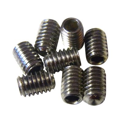 NC-17 Pedal Pins M4 x 6mm (inner), 8 Stück, Edelstahl, silber