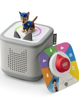Tonies Toniebox 2 Mondgrau Play Set Paw Patrol Chase inkl. Tonieplay Controller