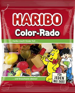 Haribo 981007 Fruchtgummi Color-Rado 175g