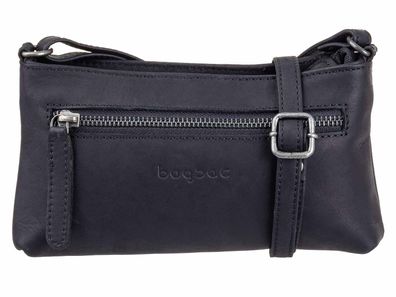 Bagsac Damen Leder Reißverschlusstasche B488003 - Farben: braun