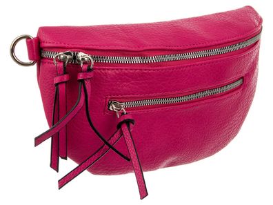 Hernan HB0406 Grossover Tasche mit Reißverschluss - Farben: fuchsia