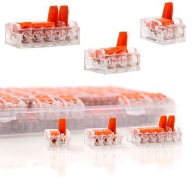 Rosfix Set Schnellverbinder 90 Stk – 0,14–4 mm² | 250V 32A im Box