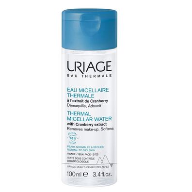 Uriage Thermal Mizellenwasser mit Cranberry-Extrakt für normale und trockene Hau