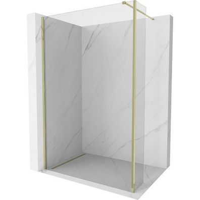 Mexen Kioto Walk-In Duschwand, Gold, 180x30cm