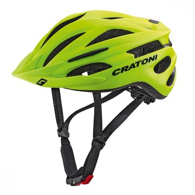 Cratoni Pacer MTB Helm lime matt S/M (54-58 cm) - ultraleicht, 20 Beléftungsöffnungen