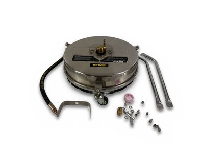 VEVOR Flächenreiniger 16 Zoll Edelstahl 4000 PSI für Hochdruckreiniger 1/4 Zoll