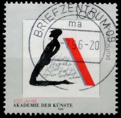 BRD 1996 Nr 1866 zentrisch gestempelt X72CD4E
