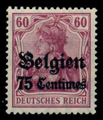 BES 1WK LP Belgien Nr 6a ungebraucht X779782