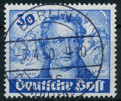 BERLIN 1949 Nr 63 zentrisch gestempelt X642102