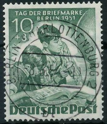 BERLIN 1951 Nr 80 zentrisch gestempelt X64212A
