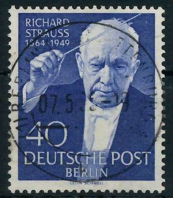 BERLIN 1954 Nr 124 zentrisch gestempelt X642196