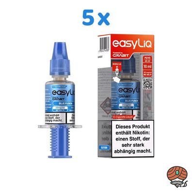 EasyLiQ by Grabit Blue Fusion 20mg/ml Nikotinsalz, 5x 10ml Liquid
