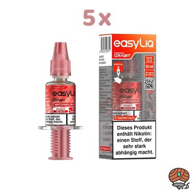 EasyLiQ by Grabit Watermelon Ice 20mg/ml Nikotinsalz, 5x 10ml Liquid
