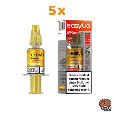 EasyLiQ by Grabit Mango Ice 20mg/ml Nikotinsalz, 5x 10ml Liquid