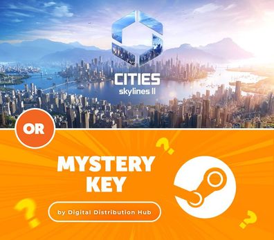 Cities: Skylines II or Mystery by Distribution - Steam Key (Aktivierungscode)