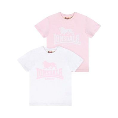 Lonsdale Kinder T-Shirt Doppelpack Lynn Junior 114114