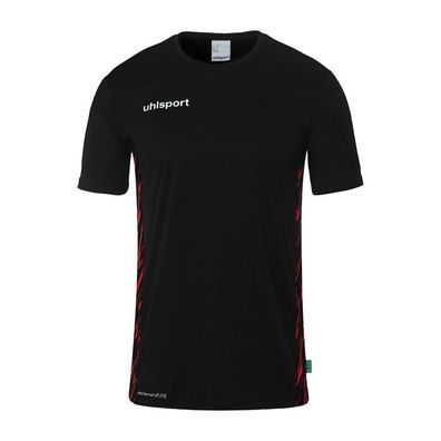 Uhlsport Trikot Progressive 28 Poly Shirt Kurzarm 1002267 Schwarz/Rot-L