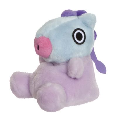 Aurora, 61508, BT21 MANG Palm Pal, 13cm, Eco-Friendly Plüschtier, Lila & Blau