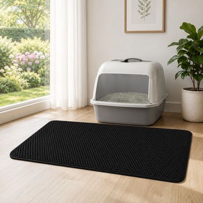 Best For Pets Katzenklo-Matte zweilagig zur Streuaufnahme, hygienisch und praktisch