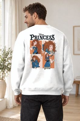 Merida Shirt Personalisiert mit Namen Disney Prinzessin Weihnachtsgeschenk Frauen