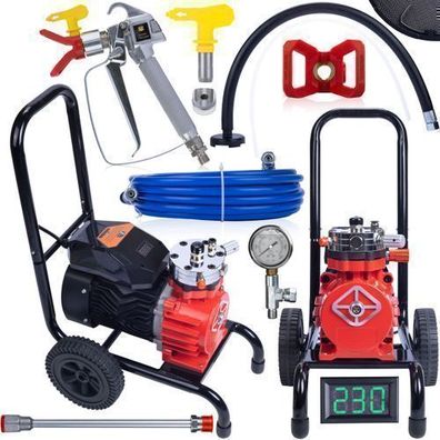 Rosfix Farbspritzgerät Strong Storm RSS05 – 3500W 22MPa 18L/min | LCD-Anzeige