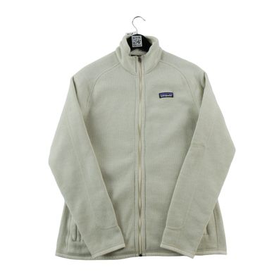Fleecejacke Damen Slim Fit mit Reißverschluss und Ärmeltasche Größe L #QWE3548